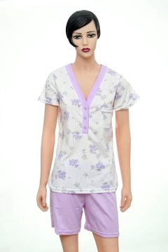Pijama de Mujer Verano Remera Short Algodón Talle 1, 2, 3