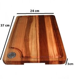 Tabla De Picar O Corte Madera Lenga Gourmet 37 X 24 X 3 Cm en internet