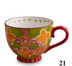 Imagen de Taza Decorada con Relieve Pintada A Mano