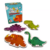 ROMPECABEZAS 3 Y 4 PIEZAS MADERA - DINOSAURIOS