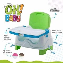 Silla De Comer Bebe Ok Baby Plegable Compacta Resistente - tienda online