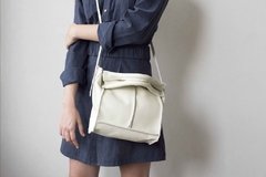Imagen de Geometric Tote Bag Small Negra ( A PEDIDO)