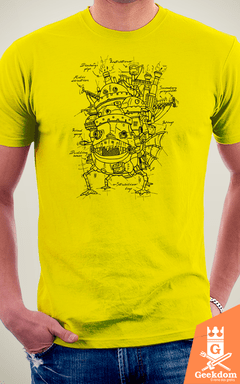 Camiseta Castelo Animado - Projeto - by Le Duc | Geekdom Store | www.geekdomstore.com