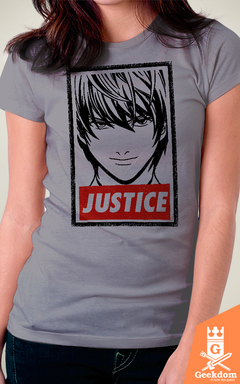 Camiseta Death Note - Justiça - by Ddjvigo - Geekdom Store - Camisetas Geek Nerd