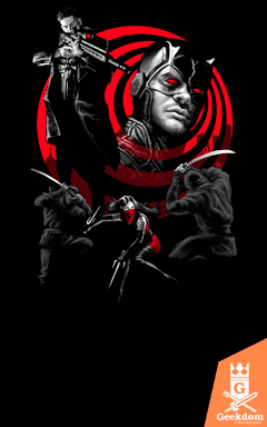 Camiseta Demolidor - Justiceiro e Ninja - by HugoHugo