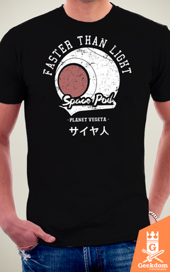 Camiseta Dragon Ball - Cápsula Espacial - by Ddjvigo - loja online