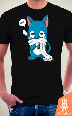 Camiseta Fairy Tail - Happy - by PsychoDelicia - loja online
