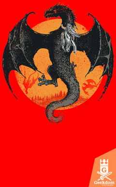 Camiseta Game of Thrones - Montando o Dragão - by RicoMambo | Geekdom Store | www.geekdomstore.com