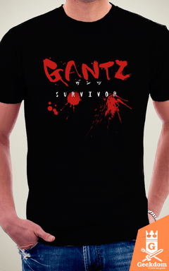 Camiseta Gantz - Sobrevivente - by PsychoDelicia | Geekdom Store | www.geekdomstore.com