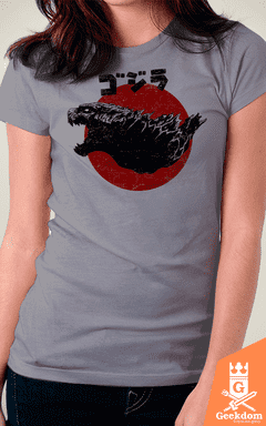 Camiseta Godzilla - Surgimento do Rei - by Ddjvigo - Geekdom Store - Camisetas Geek Nerd