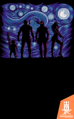 Camiseta Guardiões da Galáxia - Galáxia Estrelada - by Ddjvigo | Geekdom Store | www.geekdomstore.com