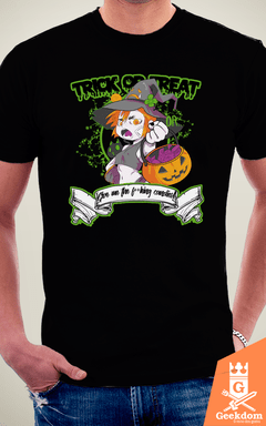 Camiseta Halloween - Me Dê os Doces! - by PsychoDelicia | Geekdom Store | www.geekdomstore.com