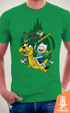 Camiseta Super Adventure World - by Cardosonot | www.geekdomstore.com