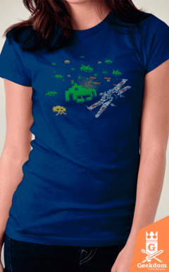Camiseta Star Invaders - by Azafran | Geekdom Store