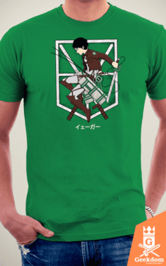 Camiseta Ataque dos Titãs - O Caçador - by Pigboom | www.geekdomstore.com