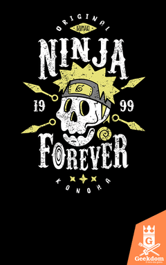 Camiseta Naruto - Ninja Para Sempre - by Olipop