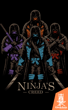 Camiseta Ninja Creed - by Le Duc