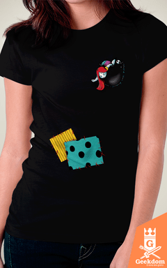 Camiseta O Estranho Mundo de Jack - Sally no Bolso - by PsychoDelicia | Geekdom Store | www.geekdomstore.com