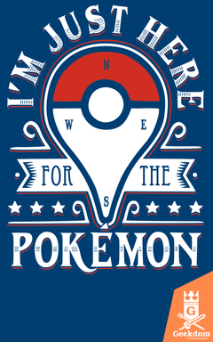 Camiseta Pokémon - Pegando Alguns Monstros - by Olipop