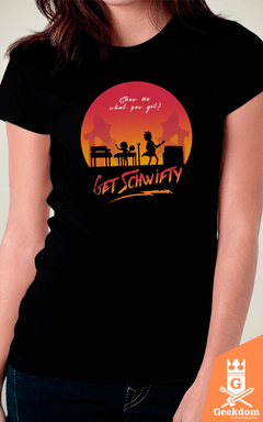 Camiseta Rick and Morty - Schwifty Show - by Ddjvigo | Geekdom Store | www.geekdomstore.com