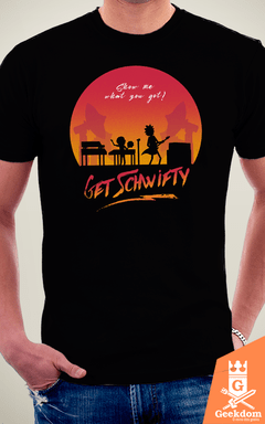 Camiseta Rick and Morty - Schwifty Show - by Ddjvigo | Geekdom Store | www.geekdomstore.com