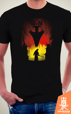 Camiseta Samurai Jack - Contra a Escuridão - by Ddjvigo | Geekdom Store | www.geekdomstore.com