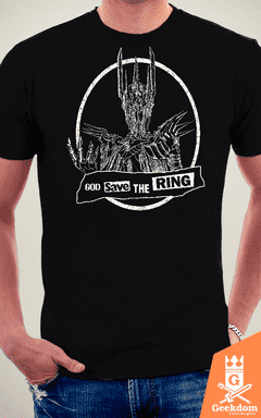 Camiseta Senhor dos Anéis - Deus Salve o Anel - by Ddjvigo na internet