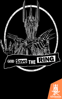 Camiseta Senhor dos Anéis - Deus Salve o Anel - by Ddjvigo