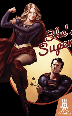 Camiseta Supergirl - Ela é Super - by HugoHugo