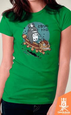 Camiseta Totoro - Amigos - by Vincent Trinidad Art | Geekdom Store | www.geekdomstore.com 