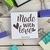 Sello 5 x 5 cm ( Made with love )