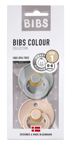 Art 101 Par de Chupetes Bibs Talle 1 Colour Cloud/Blush en internet
