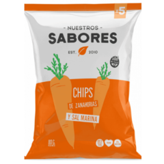 Nuestros Sabores Chips de Zanahoria y Sal Marina