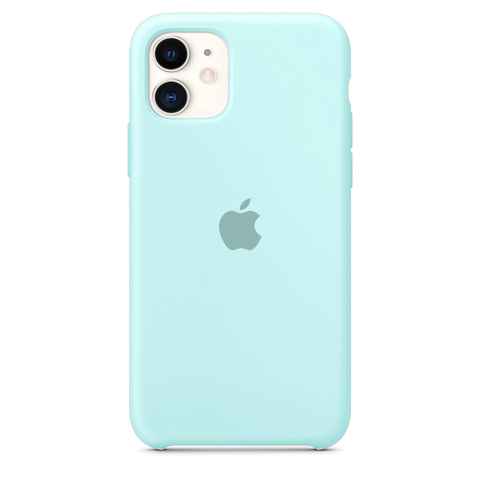 Capa de Silicone para Iphone 11 - Azul-berilo