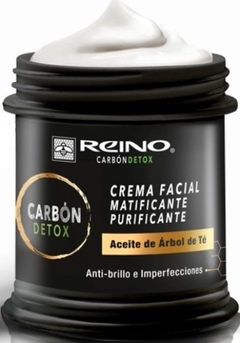 Carbón Detox Crema Facial Matificante Purificante - Reino