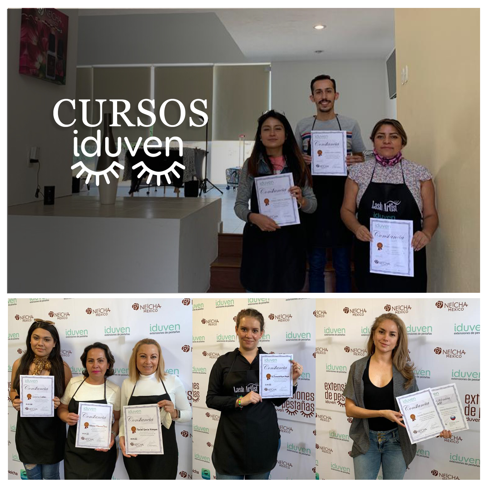 Alumnas cursos pestañas