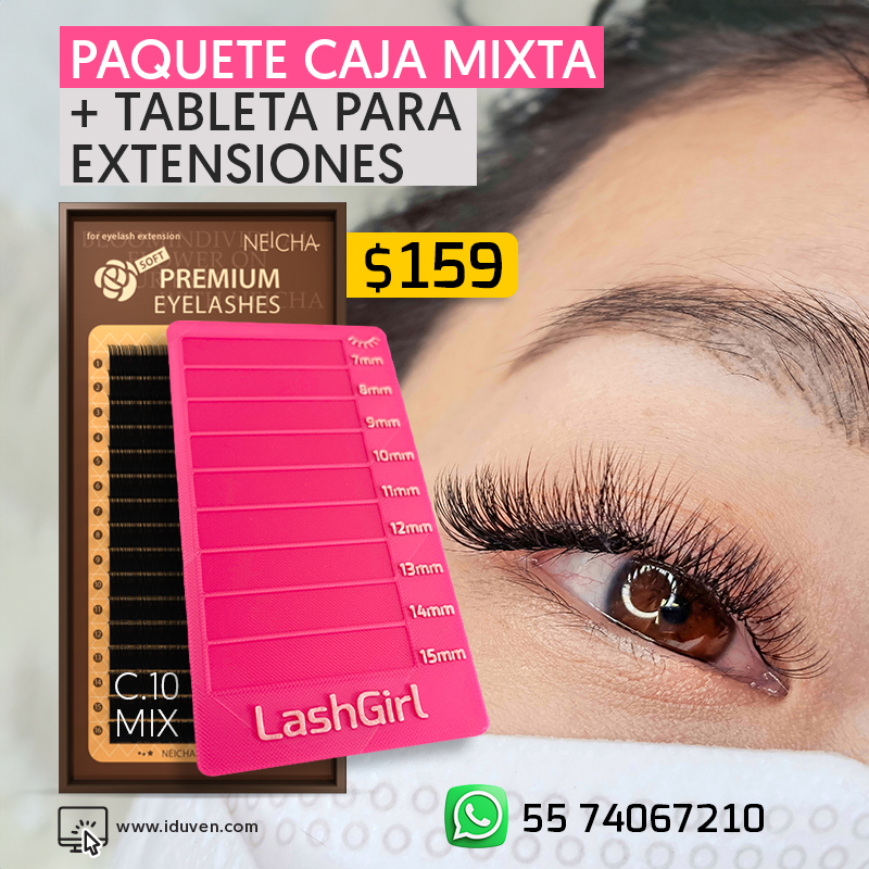 Aplicación Fácil de Extensiones de Pestañas Tableta