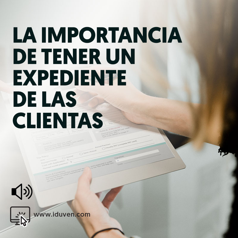 Extensiones de pestañas registro clientes