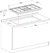 ARISTON ANAFE COMB VITRO+GAS. 90cmPH 941 MSTV IX(94187) - tienda online
