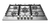 ARISTON THC751 WIXAAG ANAFE A GAS 5H 75CM IX (1406)