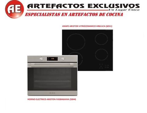 Hotpoint Ariston CM 9945 HA Cafetera empotrada cm. 60 - acero inoxidable /  negro | Vieffetrade