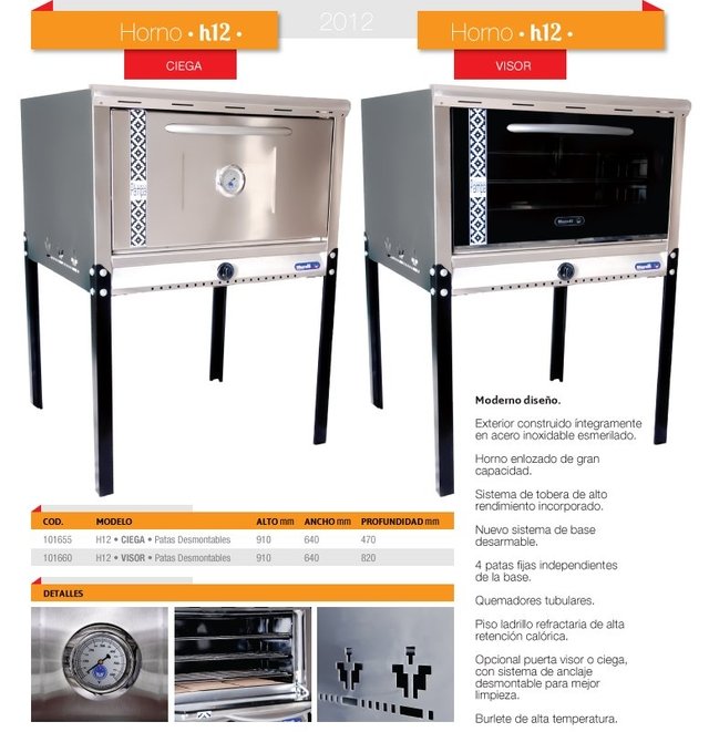 HORNO PAMPA – PUERTA VISOR 600 MORELLI – REFRIVAN