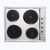 VOLCAN EF4AEV ANAFE ELECTRICO 4H INOX 58CM (6044) - comprar online