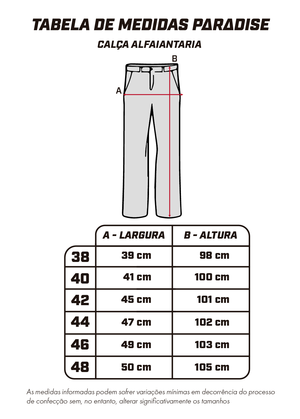 Descobrir 102+ imagem calça 40 quantos cm - br.thptnganamst.edu.vn