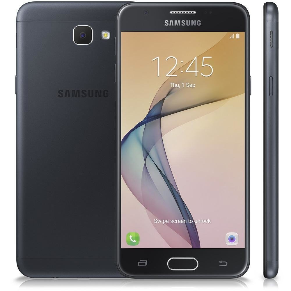 Celular Samsung Galaxy J5 Prime SM-G570M, grafite, processador de 1.4Ghz  Quad-Core, Bluetooth Versão 4.0, Android 6.0.1 Marshmallow, Quad-Band  850/900/1800/1900