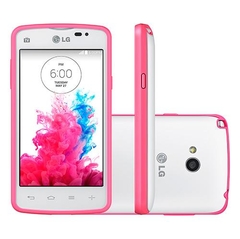 Smartphone LG L50 Sporty TV D227, Dual Core, Android 4.4, Tela 4, 4GB 5MP, 3G, Dual Chip, Desbloqueado - Branco