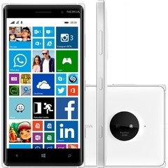 Smartphone Nokia Lumia 830 Windows 8.1 Tela 5" 16GB 4G Wi-Fi Câmera 10MP - Branco