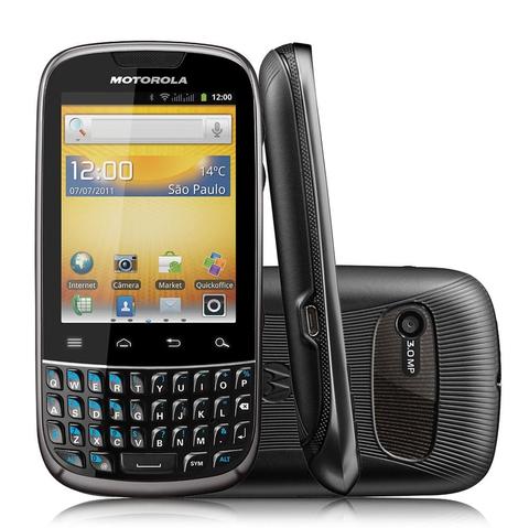 MOTOROLA EX115 MOTOKEY CINZA C/ CÂMERA 3MP, DUAL CHIP, MP3, FM, BLUETOOTH