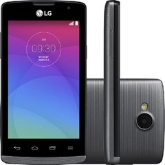 Smartphone LG Joy H222F Dual chip Android 4.4 Kitkat Tela 4" 4GB 3G Wi-Fi Câmera 5MP - TITANIO