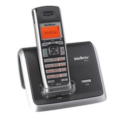 TELEFONE FIXO SEM FIO INTELBRAS TS 62 V PRATA - comprar online